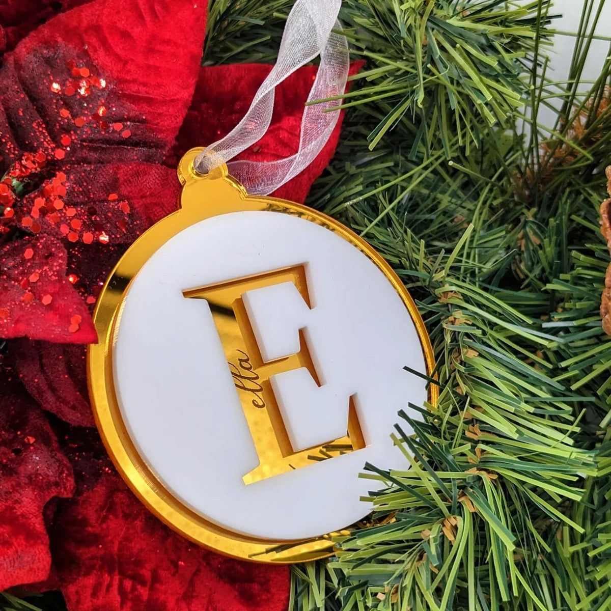 Personalized Christmas tree Acrylic ornament