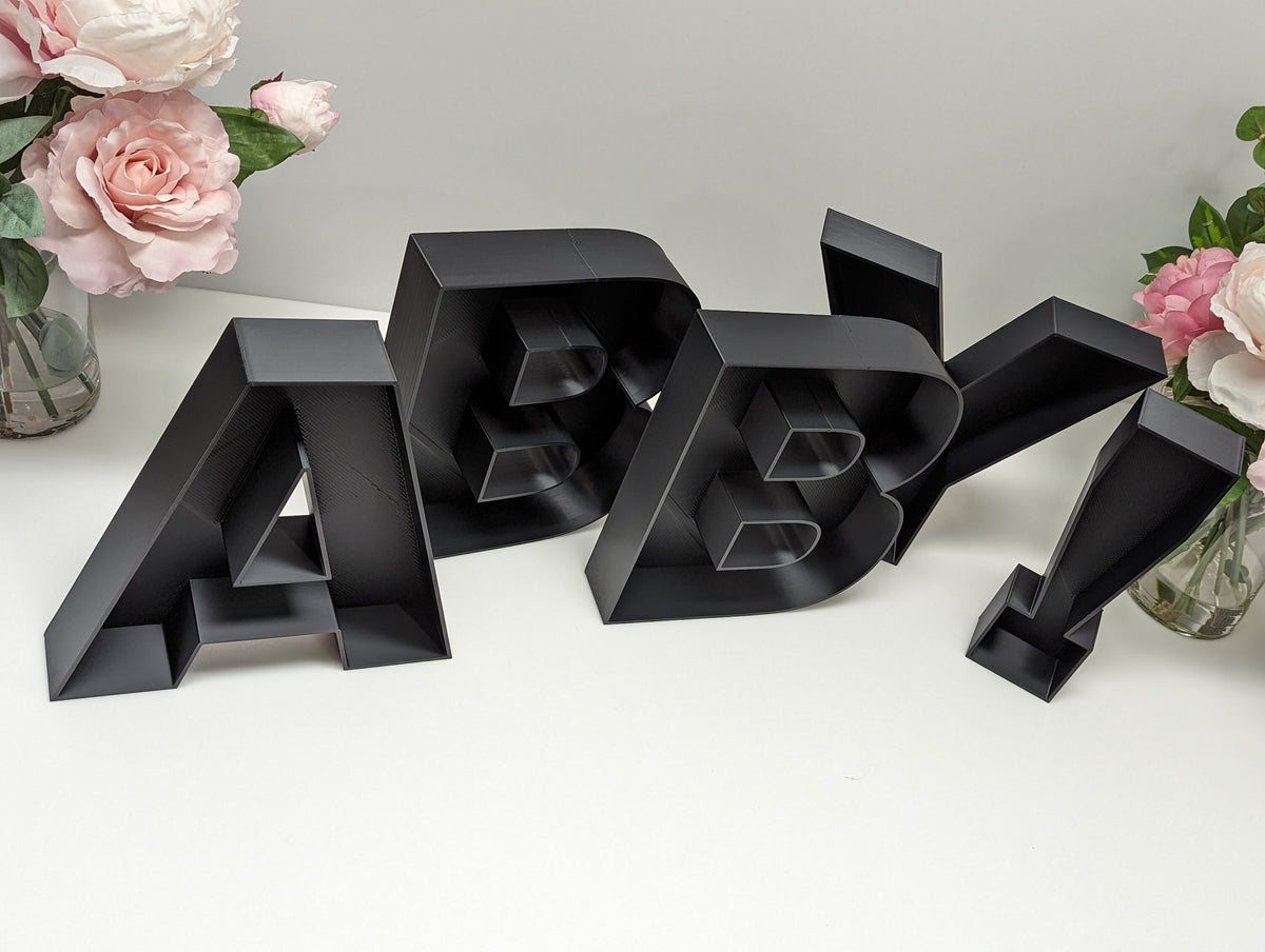 Fillable Letter Numbers Trays or standup | Food Grade Washable Reusable