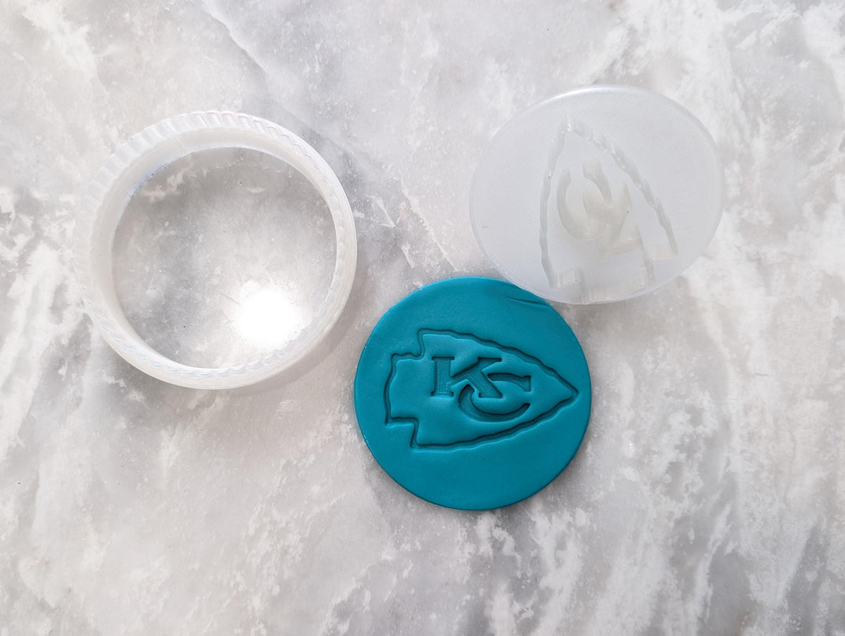 Personalized NFL NHL MLB Cookie stamp cutter any Team logo design shape