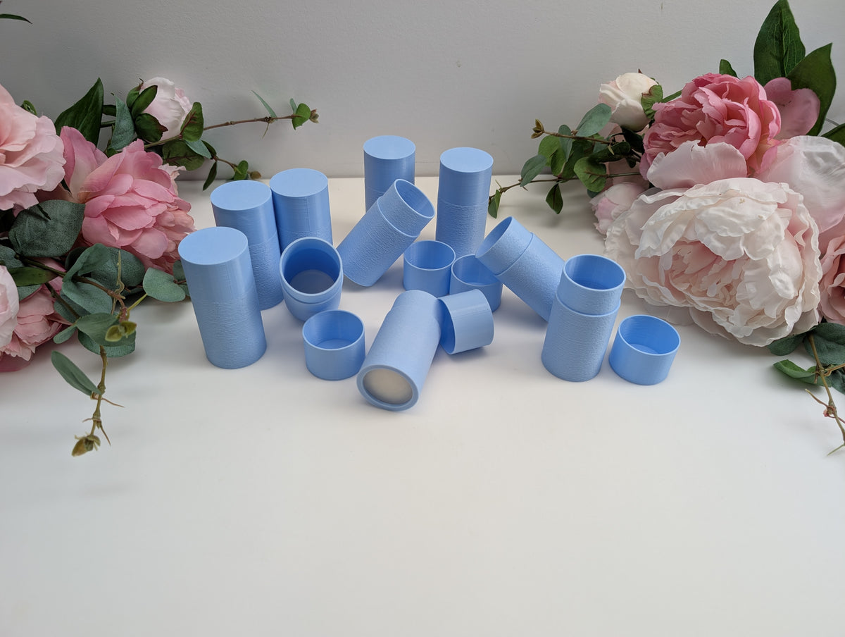 Set of 10 Deodorant push up tubes Food Grade BPA free plastic Washable Reusable