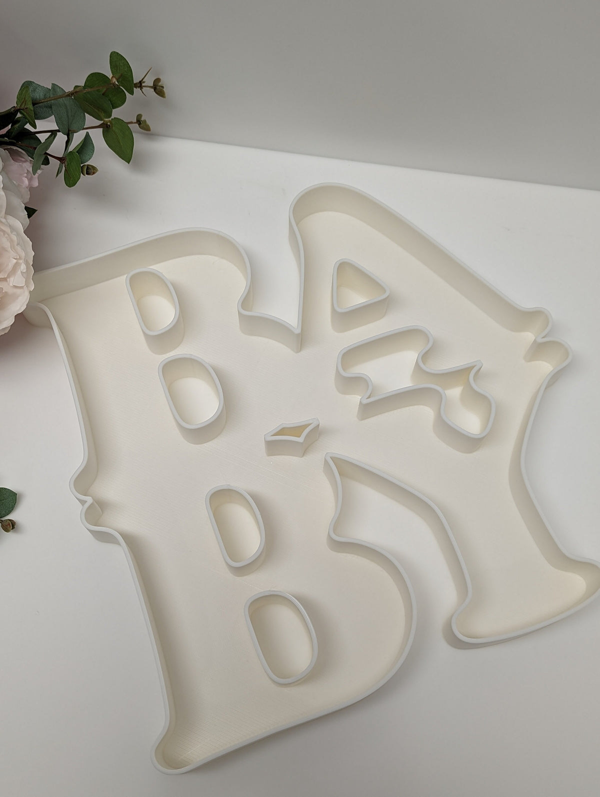 BABY shower fillable Charcuterie Tray - candies sweets fruits SOLID washable reusable food safe material
