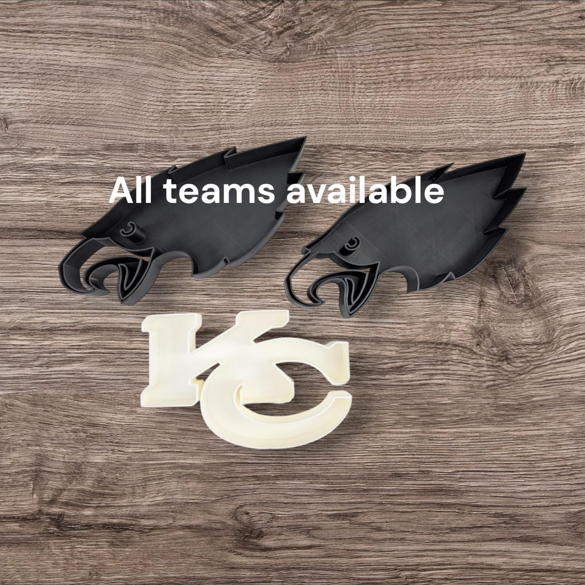 Fillable Team Trays Football Team Logos |  Food Grade Hand-Washable Reusable