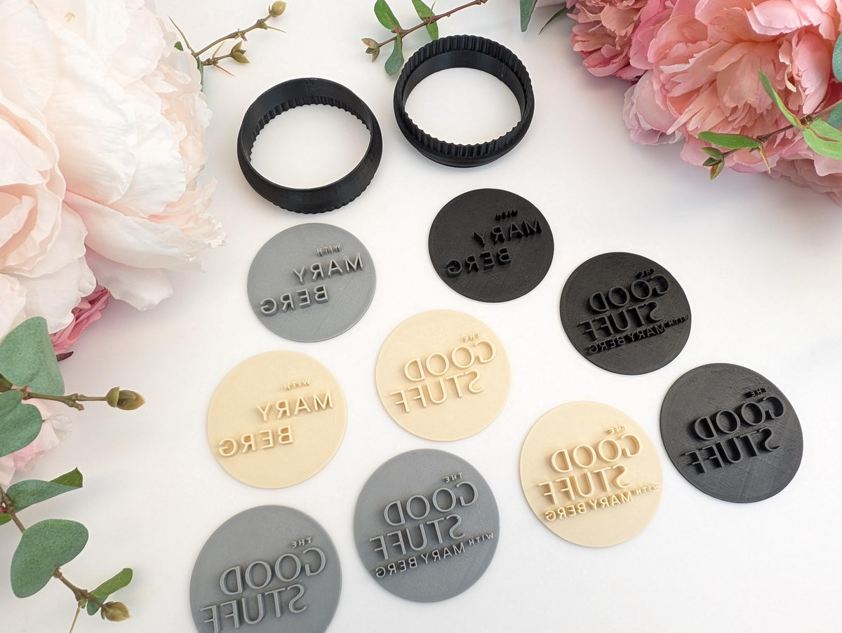 Personalized Cookie stamp cutter any logo design shape