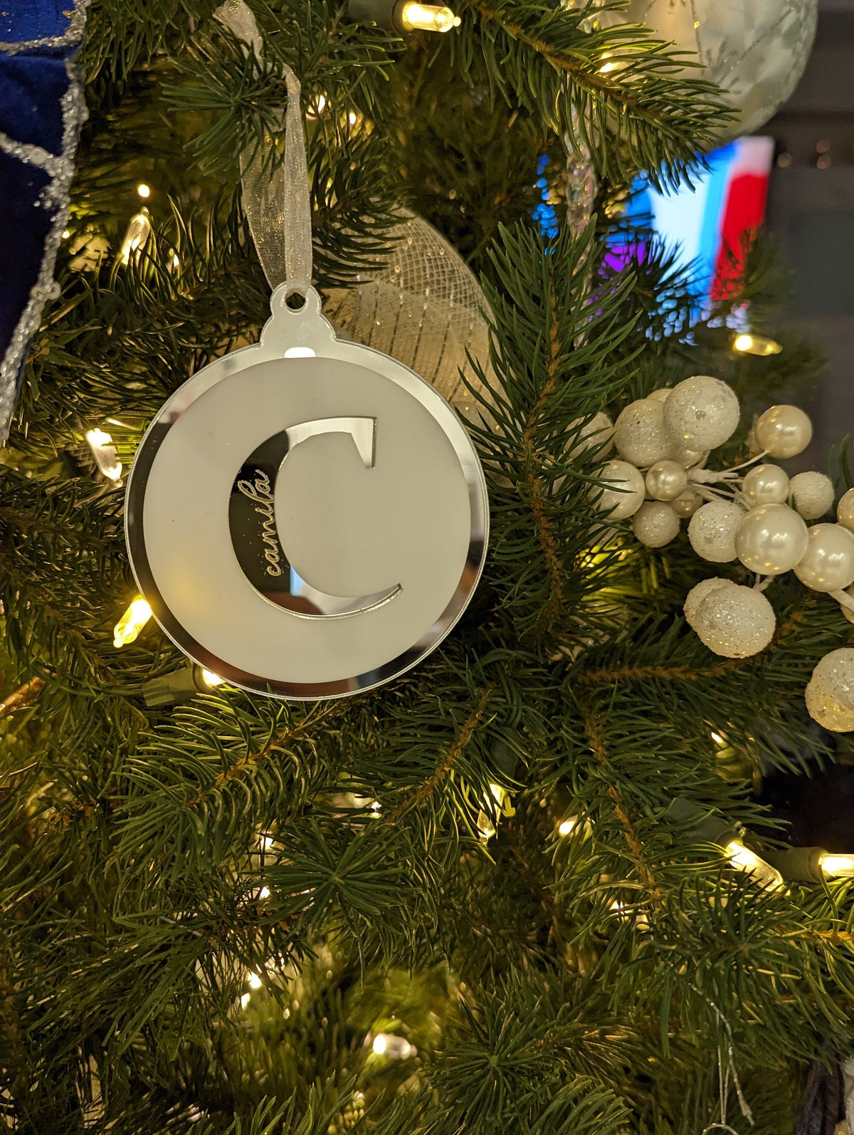 Personalized Christmas tree Acrylic ornament