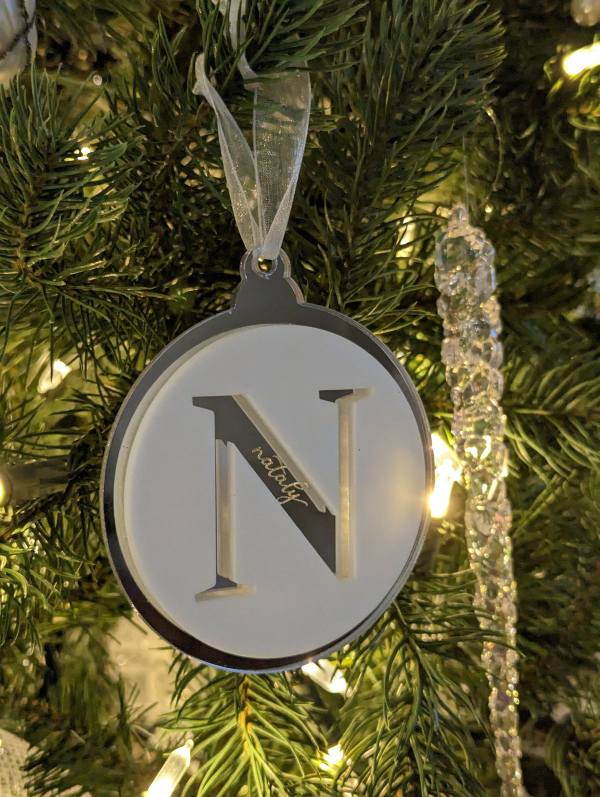 Personalized Christmas tree Acrylic ornament
