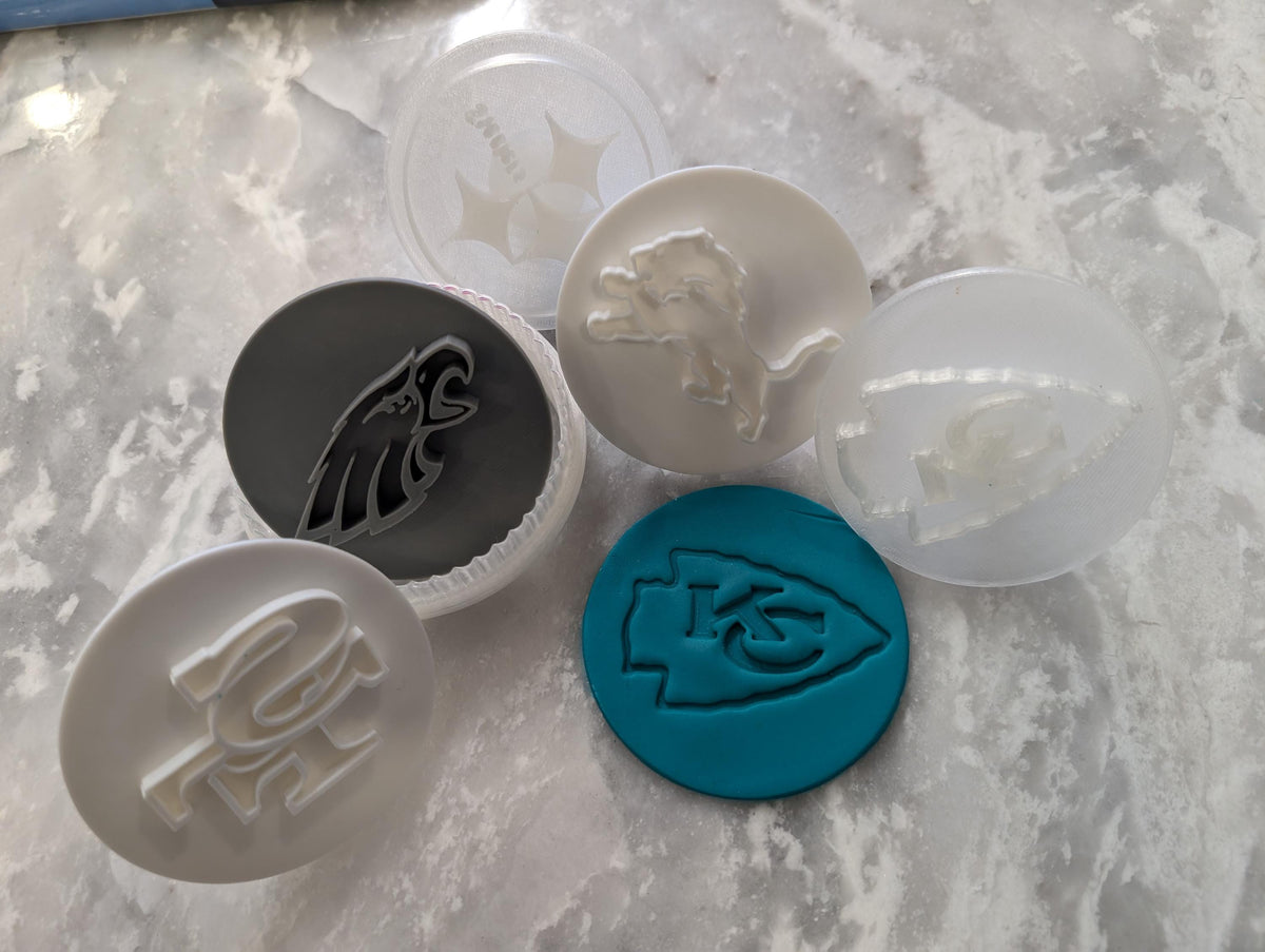 Personalized NFL NHL MLB Cookie stamp cutter any Team logo design shape