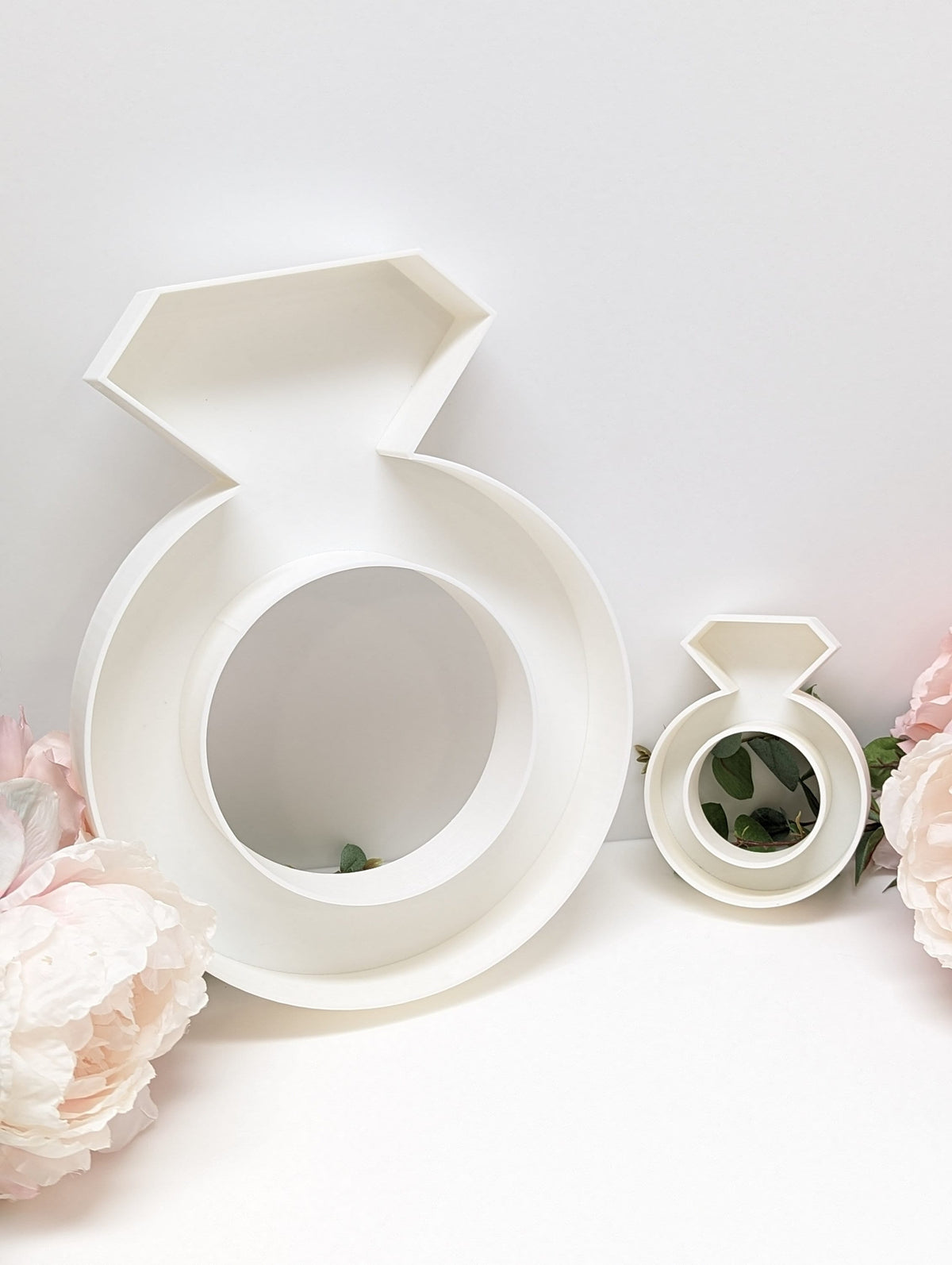 Engagement Ring Charcuterie fillable Tray | Bridal Shower Centerpiece