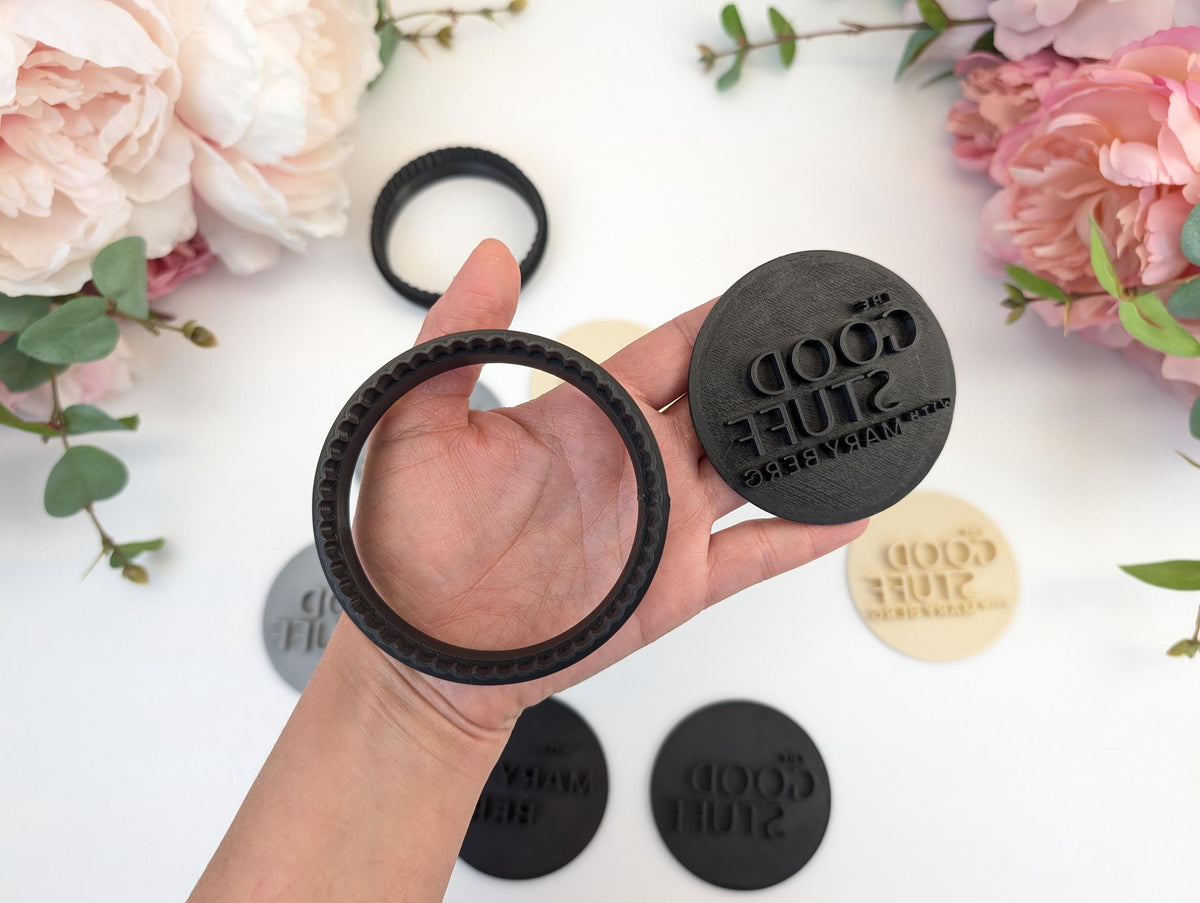 Personalized Cookie stamp cutter any logo design shape
