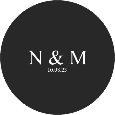 Custom Engraved Glass GOBO – Logo, Monogram Projection, Dichroic Glass