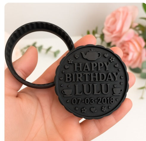 Personalized Cookie stamp cutter any logo design shape