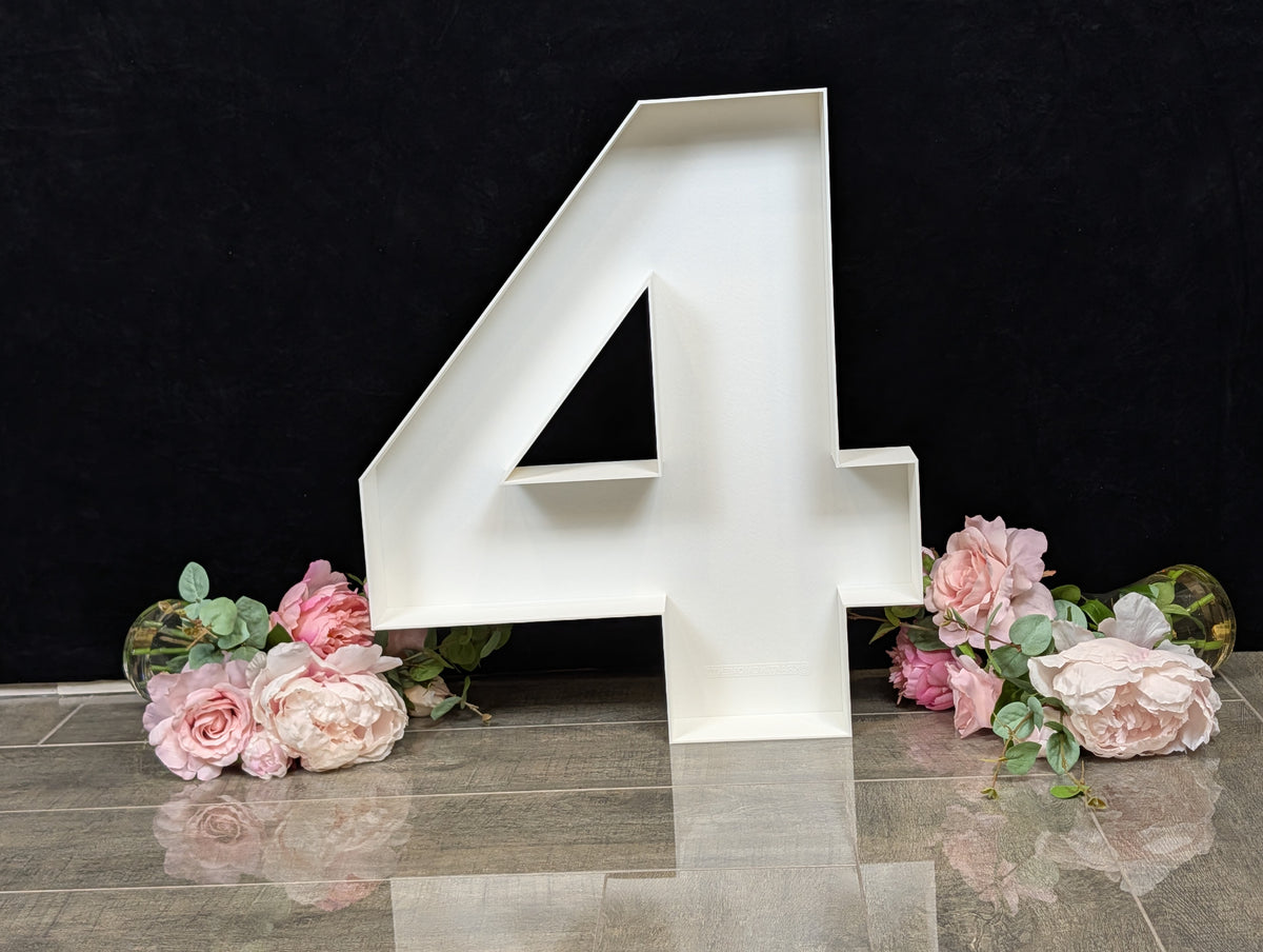 Fillable Mosaic Marquee Letter Number - up to 24-Inch high Letter Number LOGO Tray