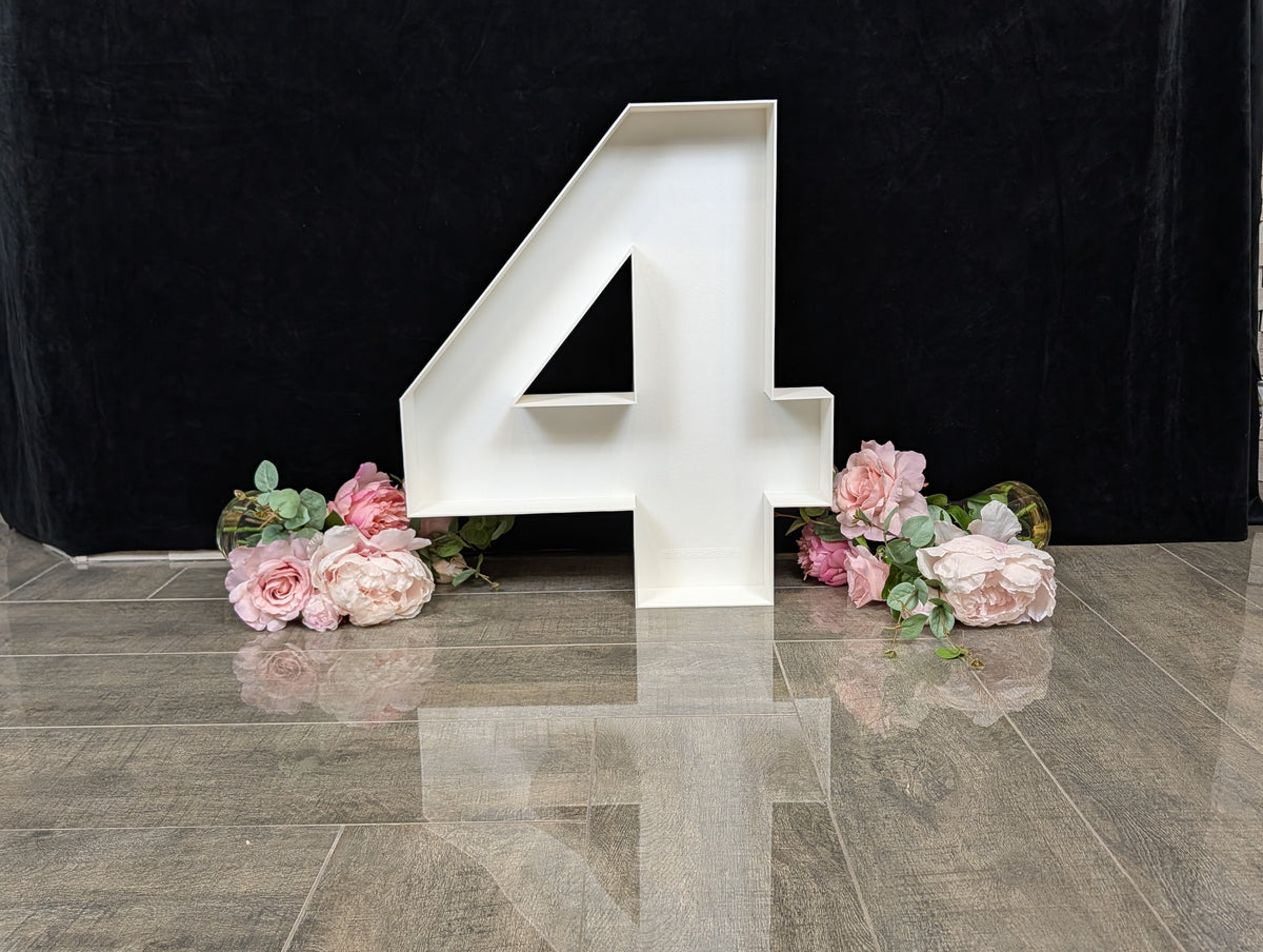 Fillable Mosaic Marquee Letter Number - up to 24-Inch high Letter Number LOGO Tray