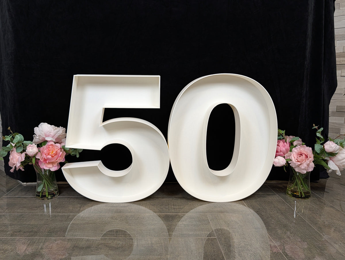 Fillable Mosaic Marquee Letter Number - up to 24-Inch high Letter Number LOGO Tray