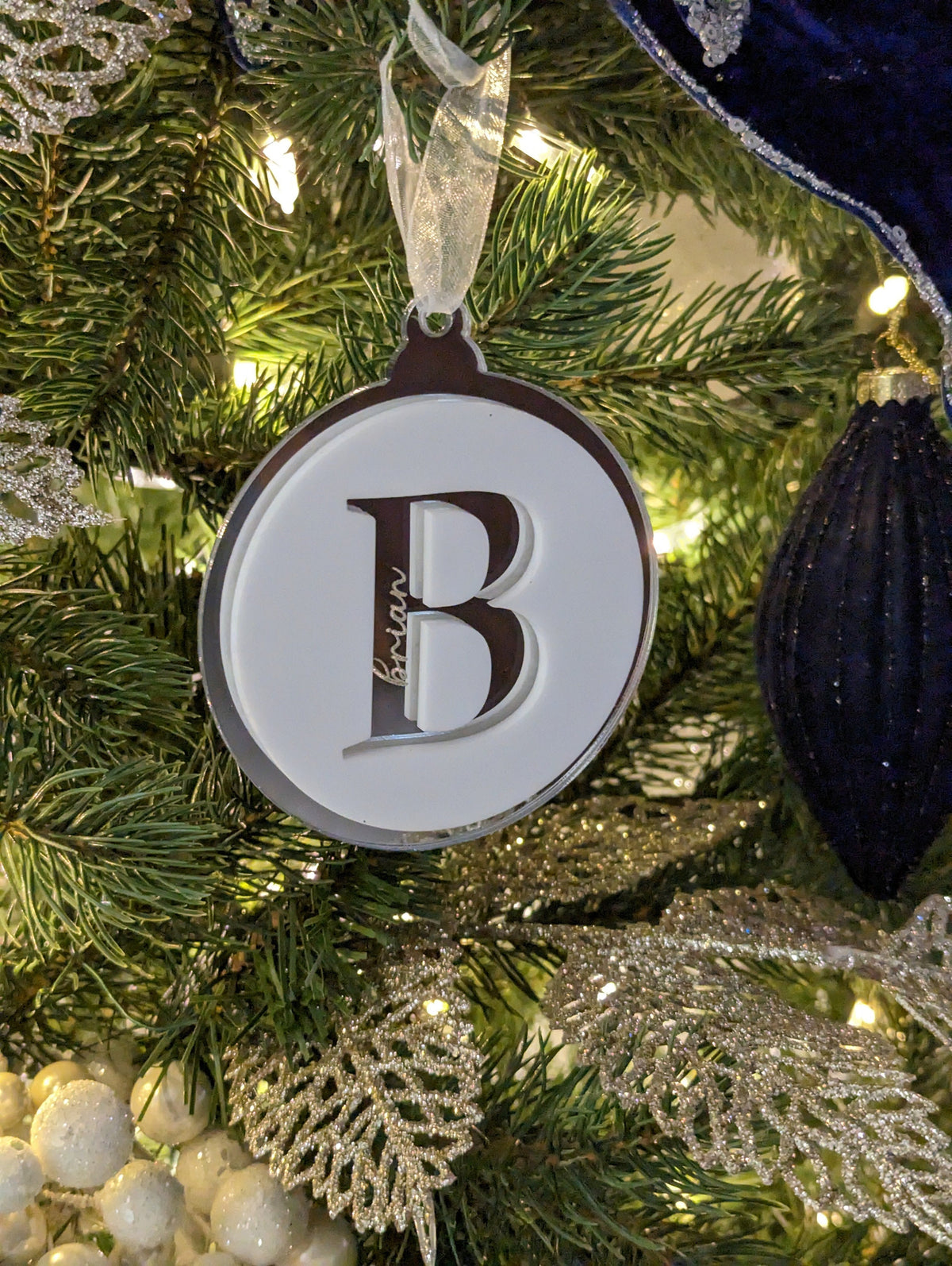 Personalized Christmas tree Acrylic ornament