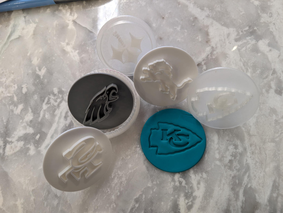 Personalized NFL NHL MLB Cookie stamp cutter any Team logo design shape
