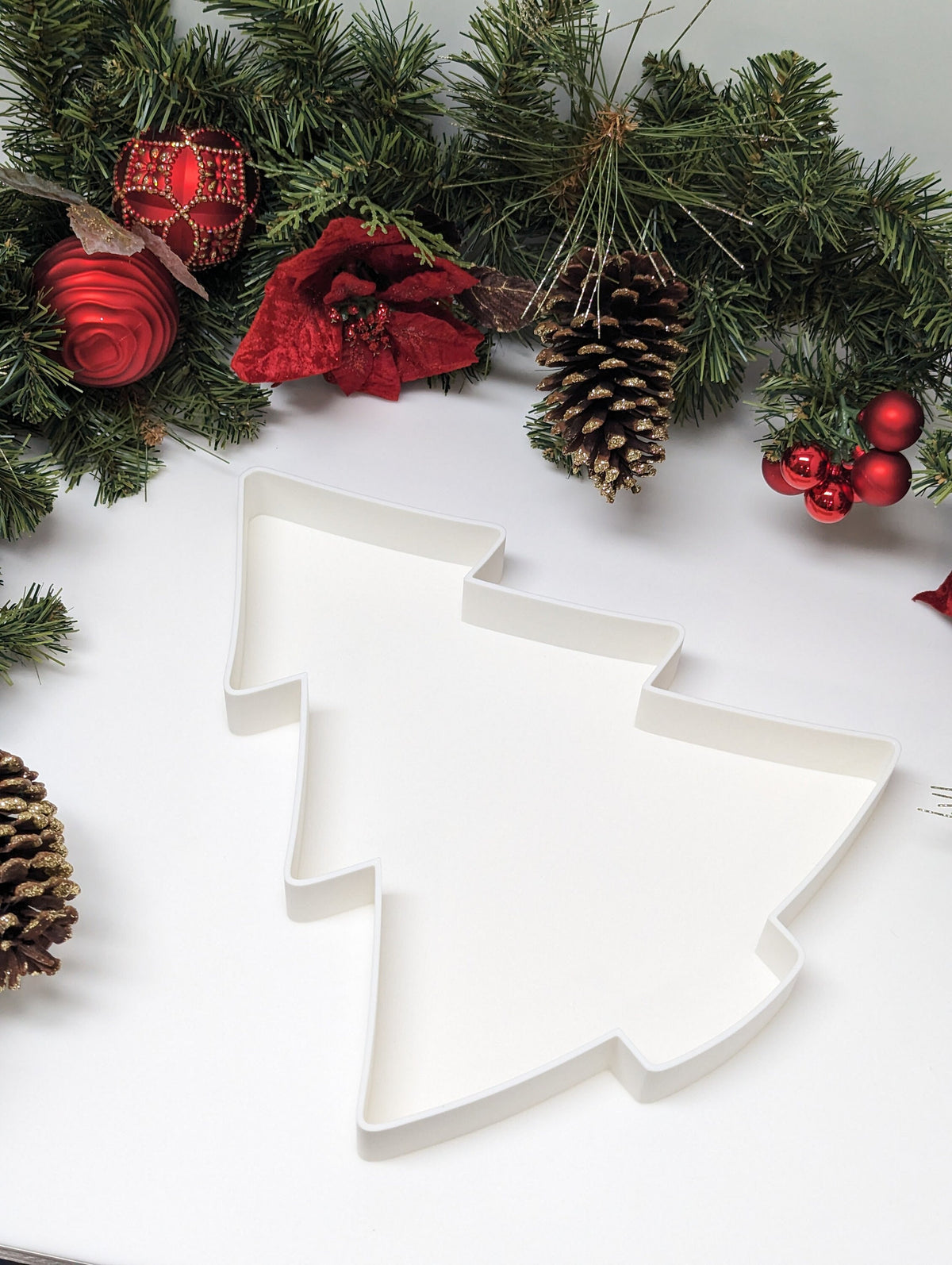 Christmas Tree Tray - SOLID washable reusable
