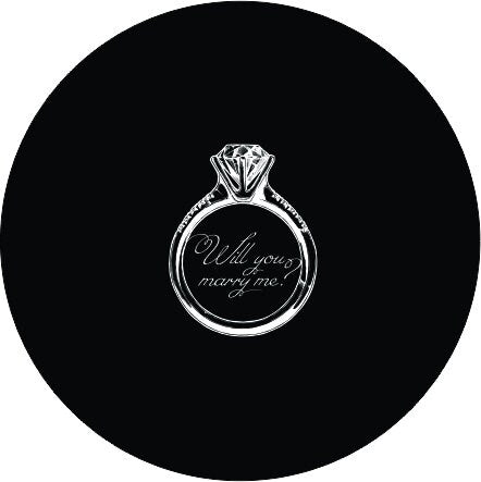 Custom Engraved Glass GOBO – Logo, Monogram Projection, Dichroic Glass