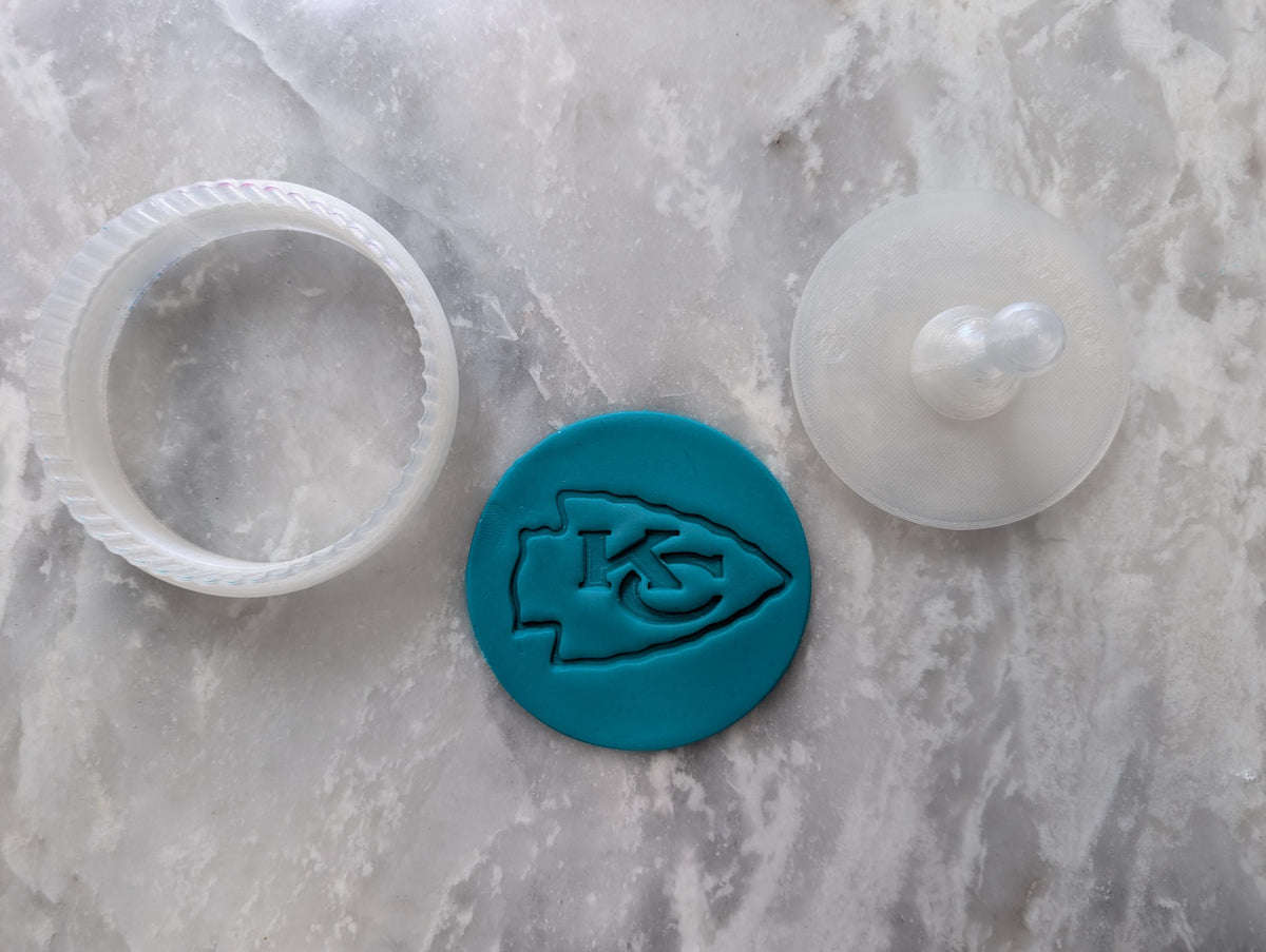 Personalized NFL NHL MLB Cookie stamp cutter any Team logo design shape