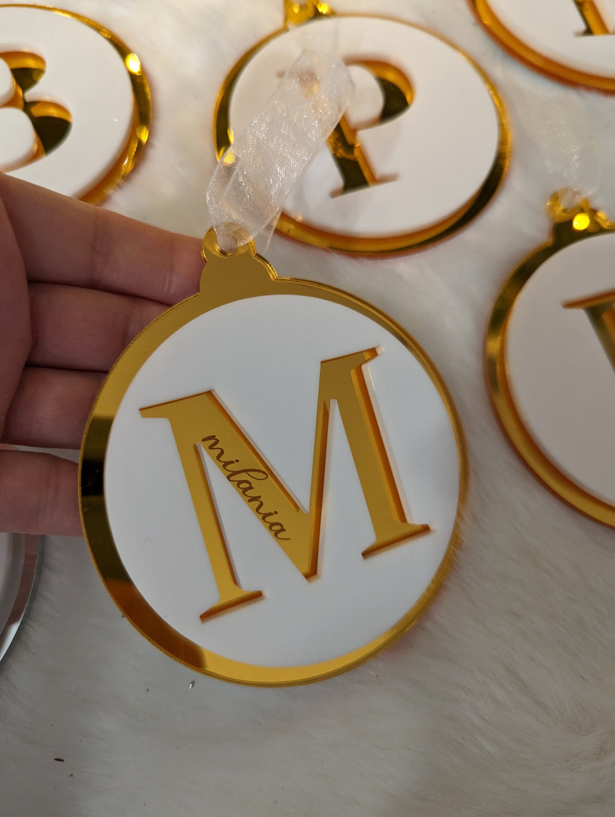 Personalized Christmas tree Acrylic ornament