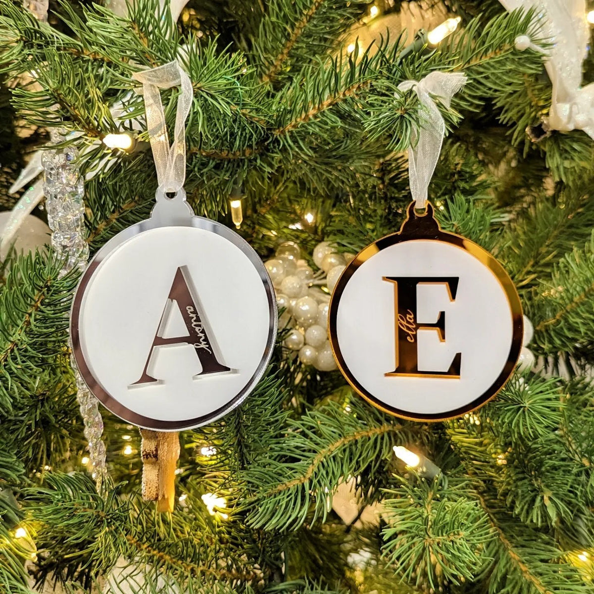 Personalized Christmas tree Acrylic ornament