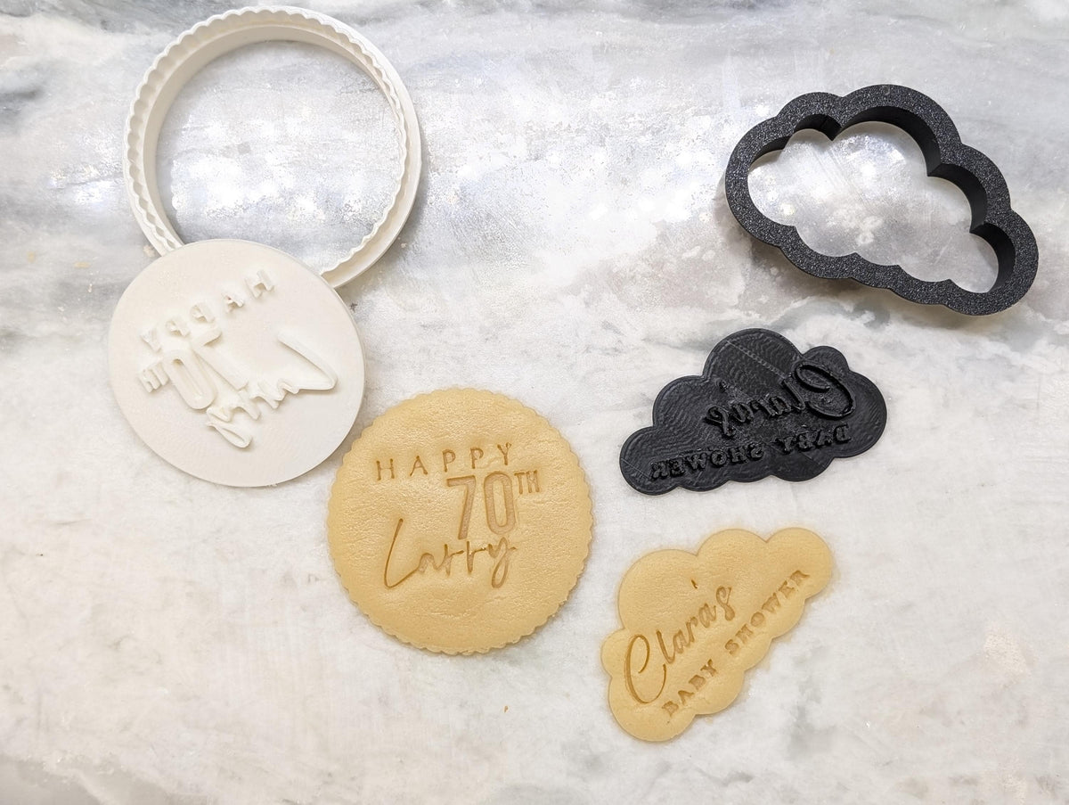 Personalized Cookie stamp cutter any logo design shape